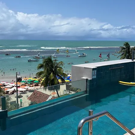 Flat A Beira Mar Porto De Galinhas Pe Na Areia Apartment Exterior photo